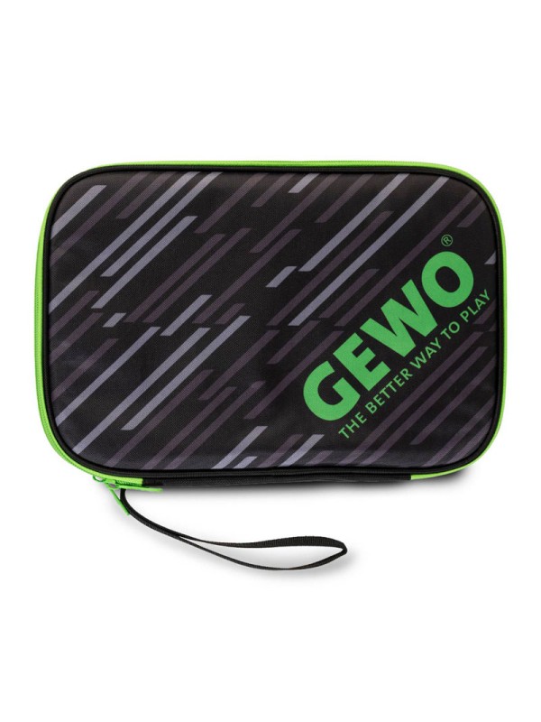 Ovitek za namizno teniški lopar GEWO Double cover Stripes Lime