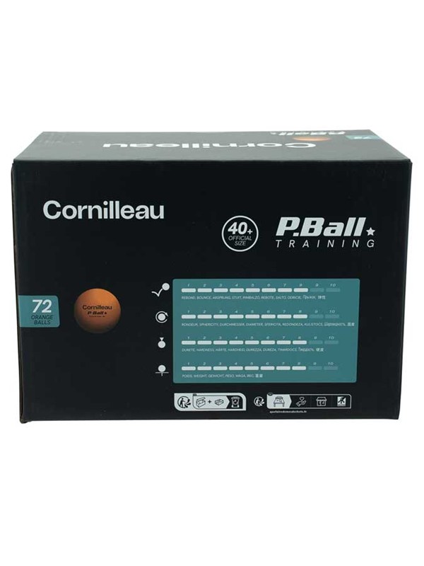 Žogice za namizni tenis Cornilleau P-BALL ABS Training* x72 oranžne
