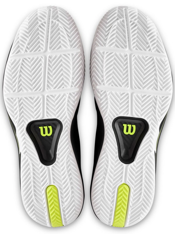 Tenis copati Wilson Rush Tour 5 Clay Black safety yellow