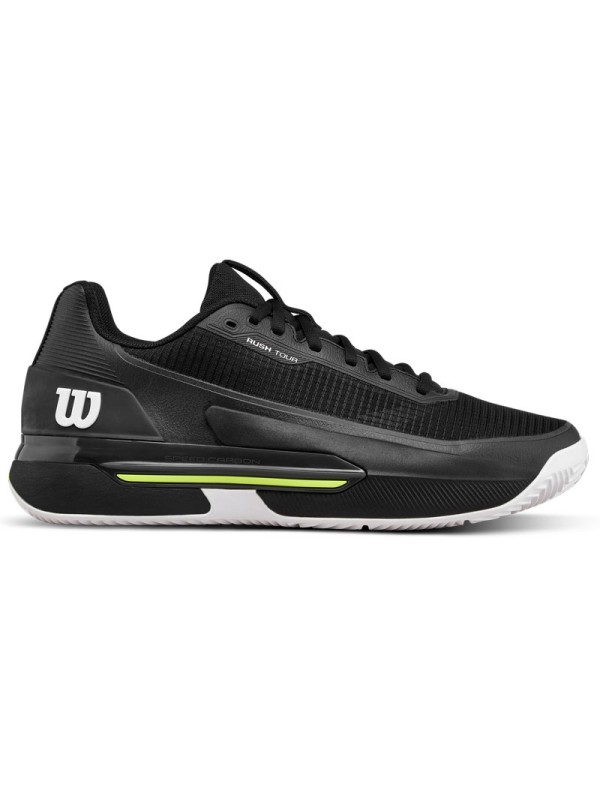 Tenis copati Wilson Rush Tour 5 Clay Black safety yellow