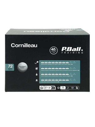 Žogice za namizni tenis Cornilleau P-BALL ABS Training* x72 bele
