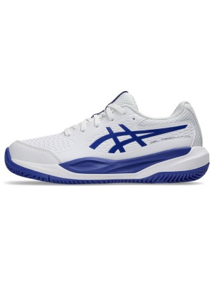 Otroški copati za tenis Asics Gel Resolution X White/Dark Cobalt